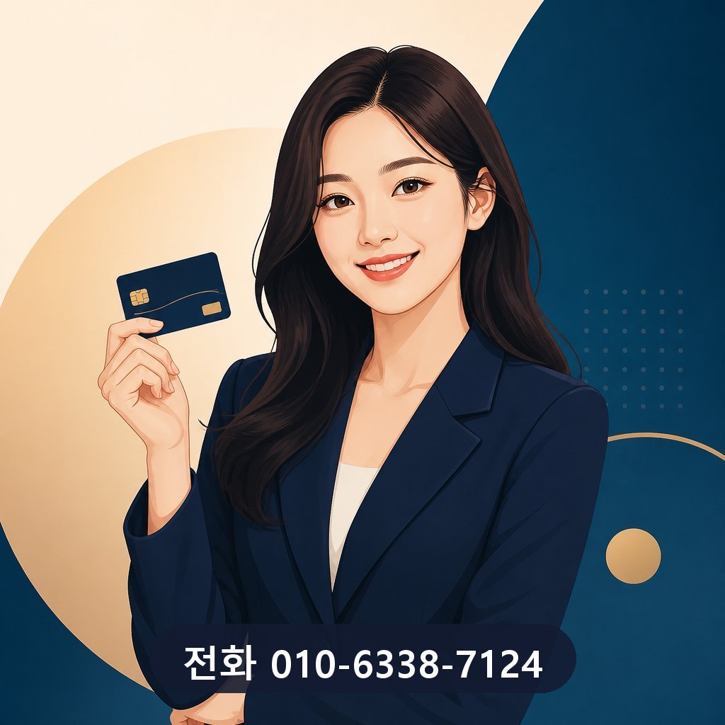 24시 카드깡 대표 이미지 · 문의 010-6338-7124