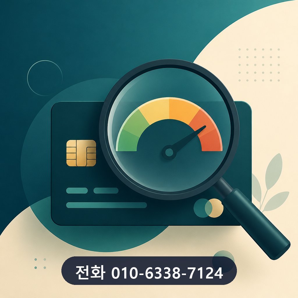 24시 카드깡 한도 확인 이미지 · 문의 010-6338-7124